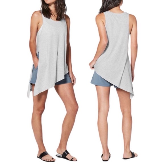 lululemon athletica Tops - Lululemon To The Point Tank NWOT gray size 12